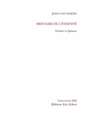 cover image of Bréviaire de l'éternité